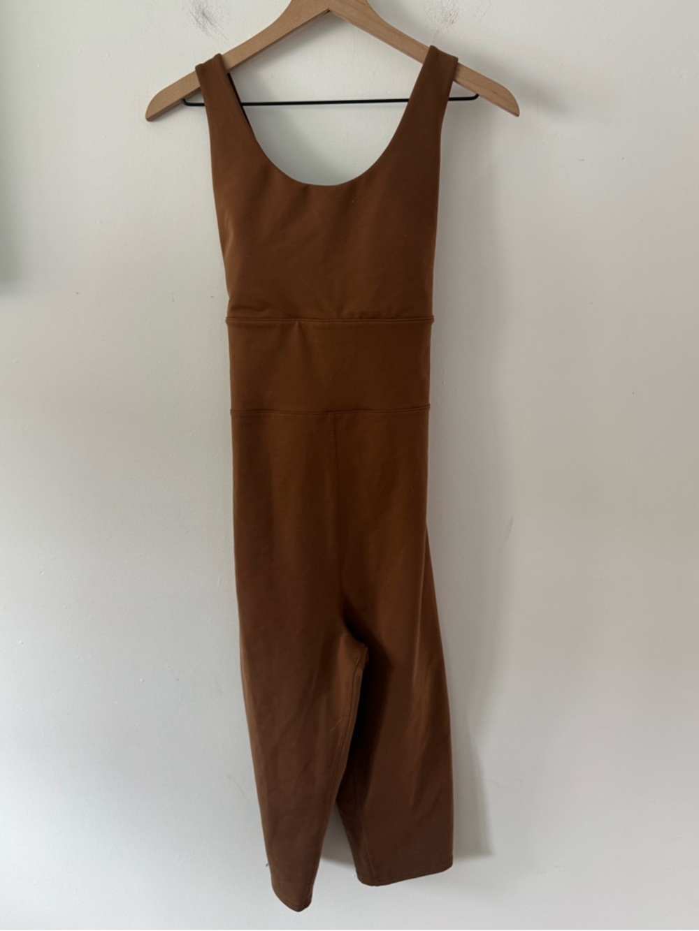 ALO Yoga Brown Sleeveless Jumpsuit Romper Large